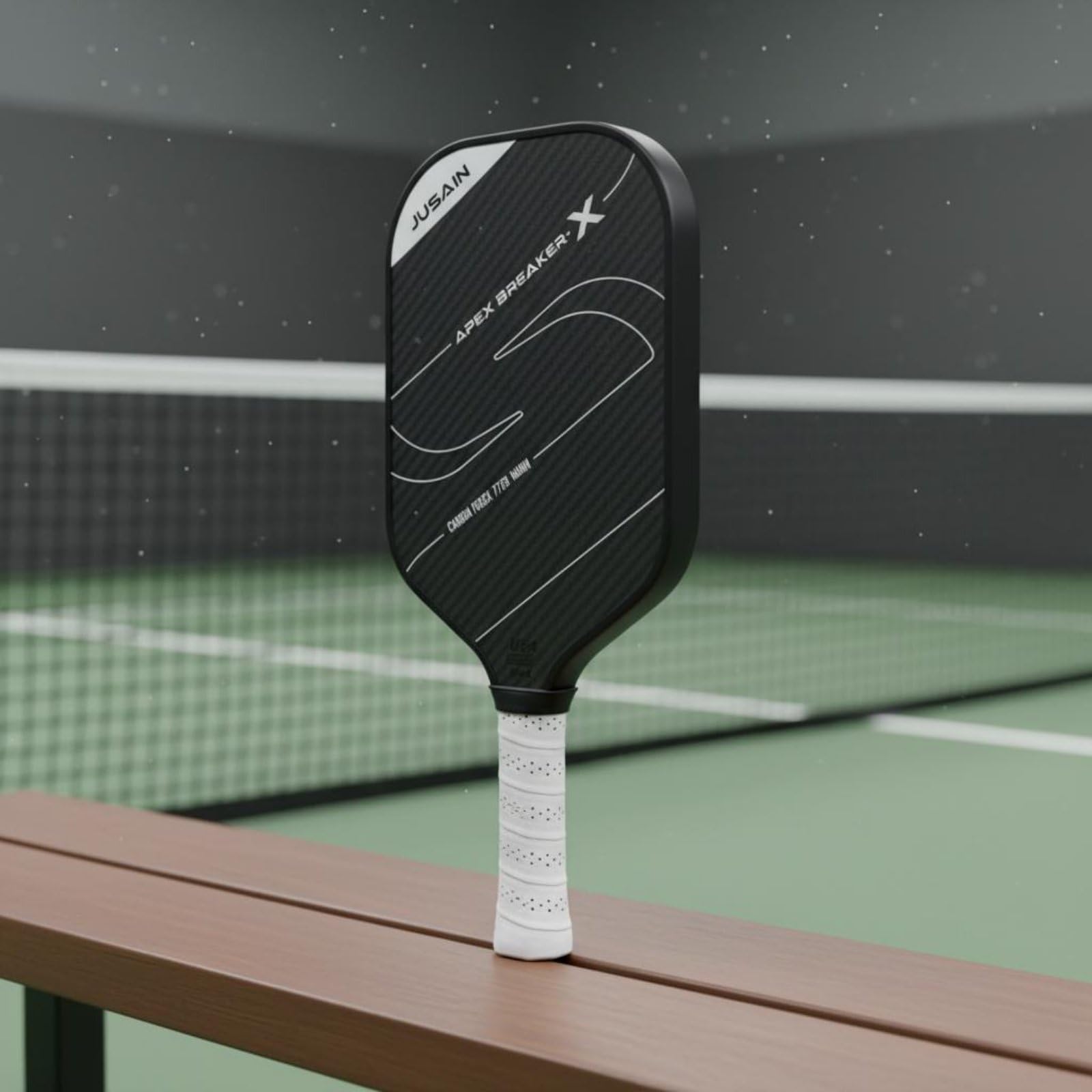 F Fityle Racchetta Fibra di Carbonio Racchetta Padel Racchetta Sportiva Racchetta da Competizione con Nucleo di Generazione per Potenza E Tocco Impugnatura