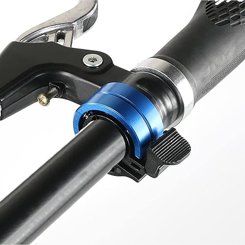 Miniatura 9 de PTZMZB Campana de bicicleta, campana de aluminio de doble campana para manubrio de bicicleta con sonido nítido y claro, campanas de bicicleta para