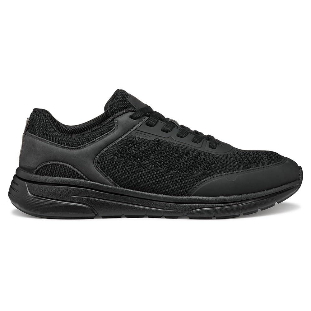 Geox Herren U KLAIVER B Sneaker, Black, 45 EU