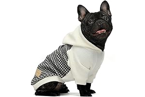 Fitwarm Knitted Dog Sweater: Snuggle Time for Your Boston Terrier