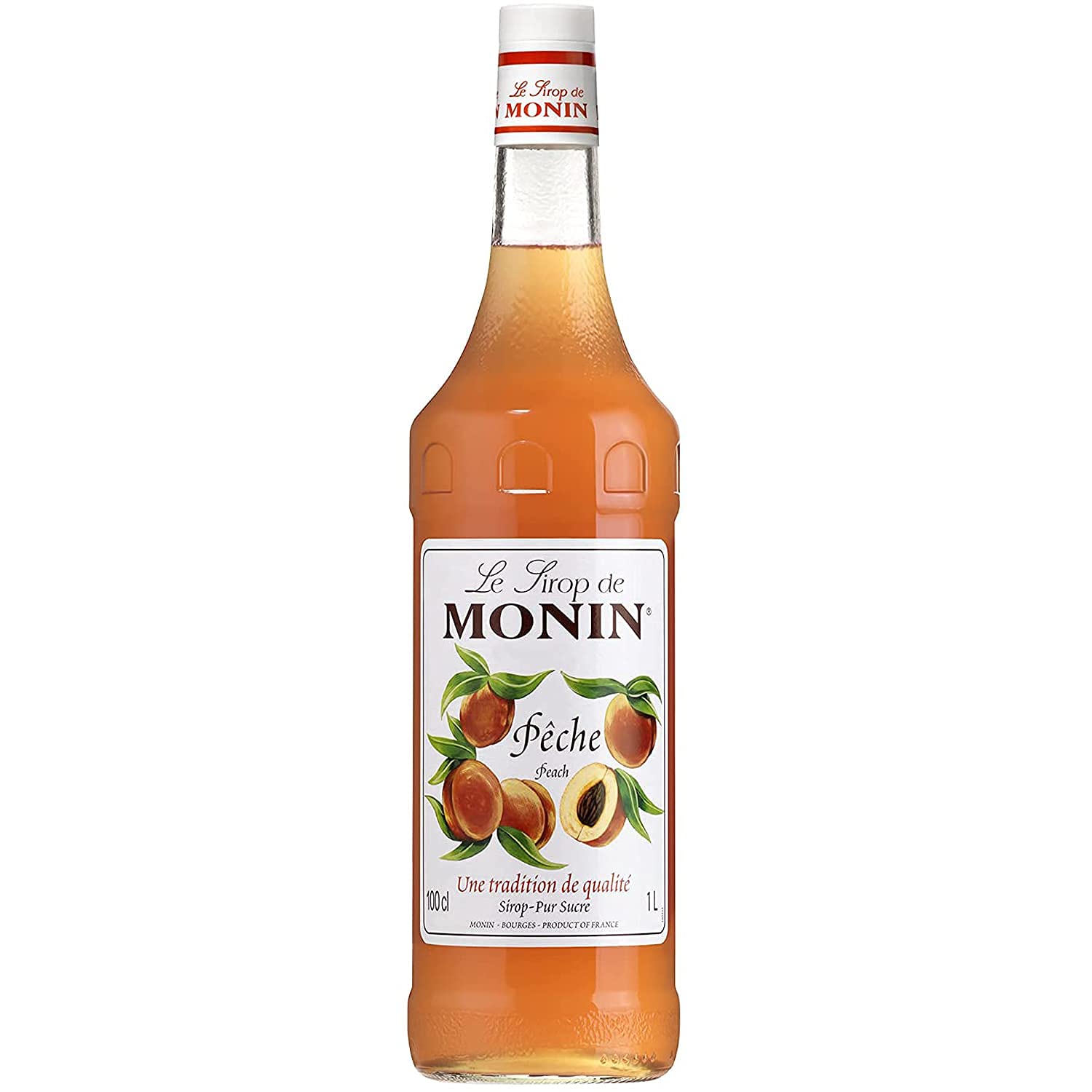 Monin Peach Syrup, 33.81 fl oz / 1000 ml (B093DS419J) Amazon Price History, Amazon Price Tracker