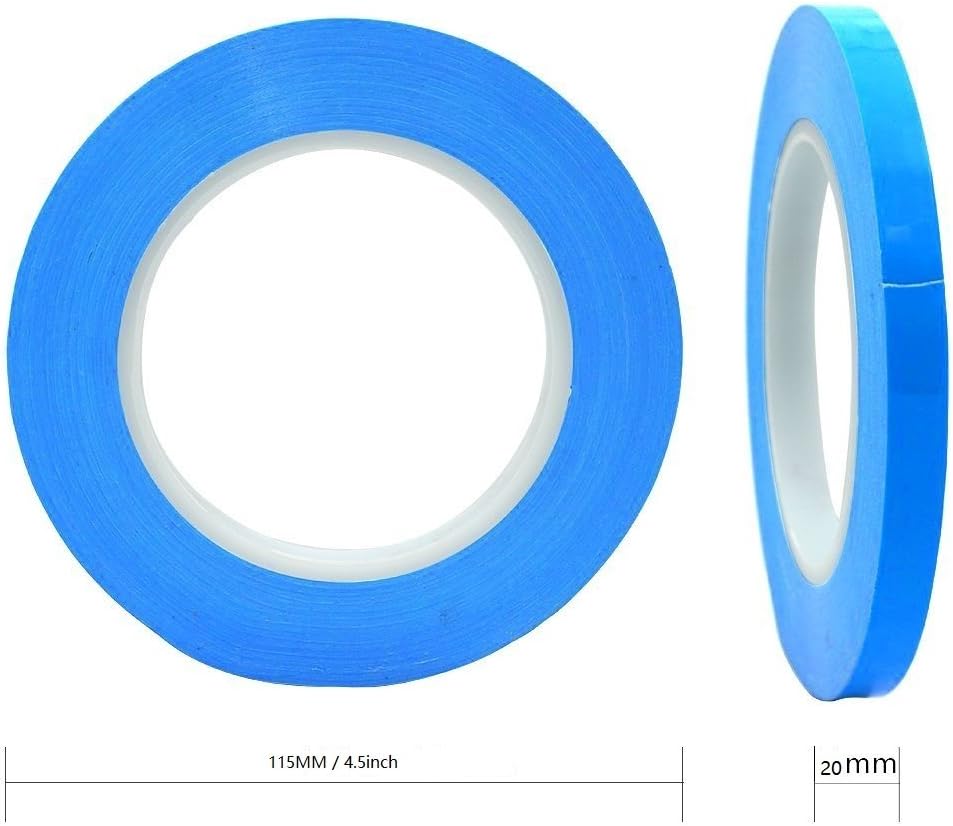 1roll 20mm x 25m x0.1mm,Double Side Adhesive Thermal Conductive Tape for Heatsink LED LED IGBT, IC Chip,Computer CPU,GPU Modules MOS Tube