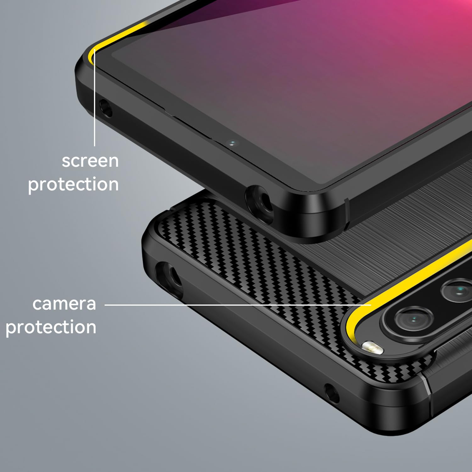Amazon.co.jp: FINON for Xperia 10 V 用 ケース SO-52D SOG11 カバー