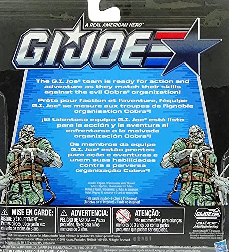 G.i. Joe, 50Th Anniversary, Zombie Patrol Action Figure Set (Zombie-Viper Vs Vibora Zombie), 3.75 Inches #TOP1