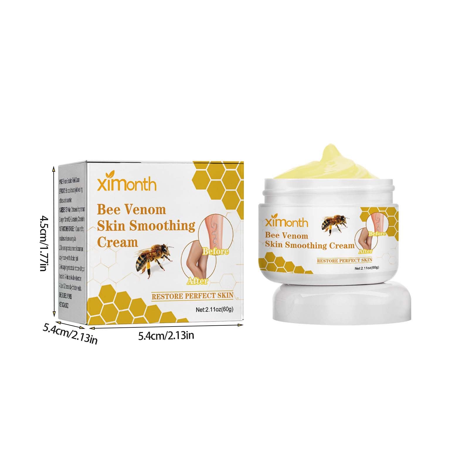 2Pcs Crème au venin d\