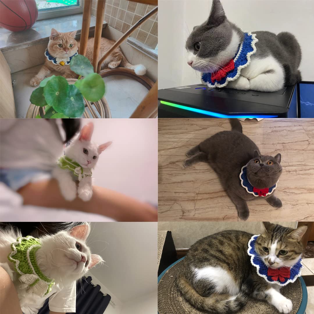 Weihnachts-Katzenhalsband Mit Schleife – Süßes Breakaway-Halstuch Für Katzen & Kleine Hunde