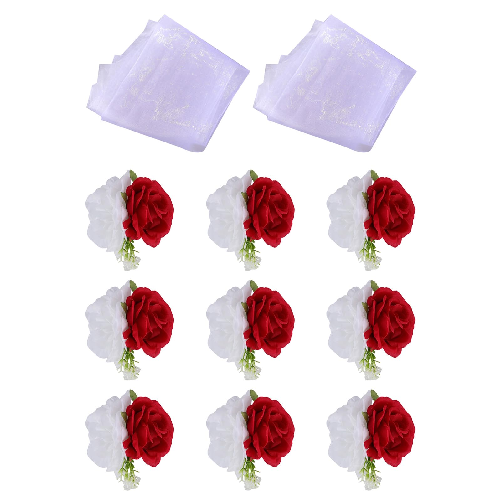 Kalttoy Romance Red Rose Wedding Vehicle Front Decors Bridal Car Floral Arrangement Artificial Flower for Celebration Ceremony Decoration Red Rose Car Bouquets Wedding Decoration