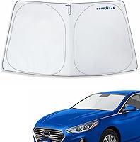 Vista 65 de Goodyear Parasol plegable para parabrisas Ford Edge 2015-2024, accesorios de automóvil, cubierta de parasol, parasol para parabrisas de automóvil