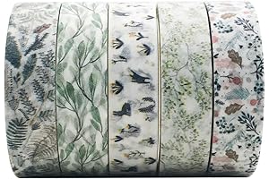 EnYan Botanical Washi Tape Collection - A Tapestry of Floral Delights