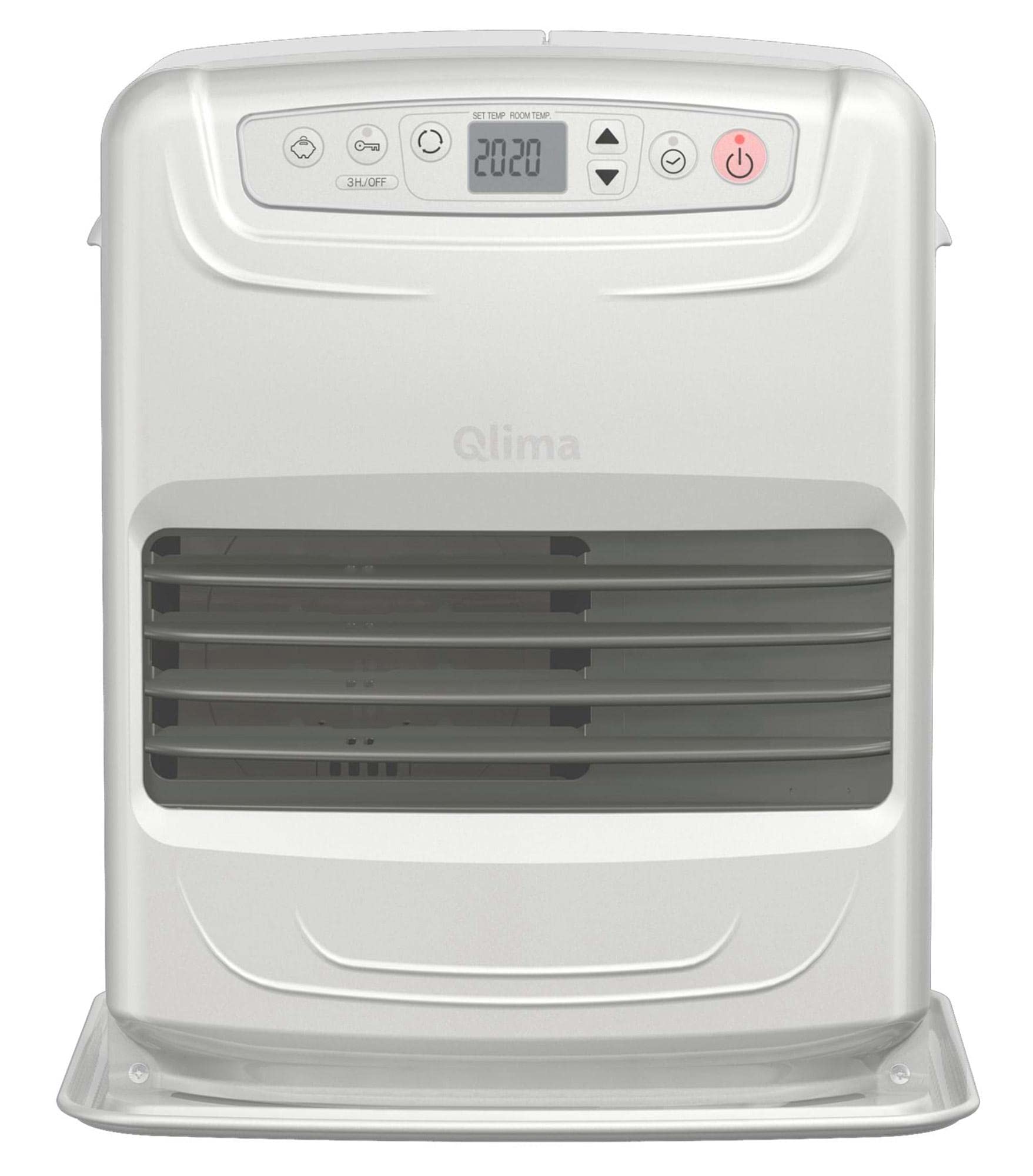 QLIMA Poêle à combustible liquide SRE 3531 TC-​2 Qlima - portable - pas d'installation - puissance max. 3,​1 kW - pour pièces jusqu'à 120 m3 - pompe manuelle gratuite - 4 ans garantie
