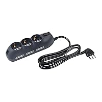 BTICINO Ciabatta Multipresa Elettrica Slot 9 Posti, 3 Polivalenti Schuko 10/16A + 6 Bivalenti 10/16A