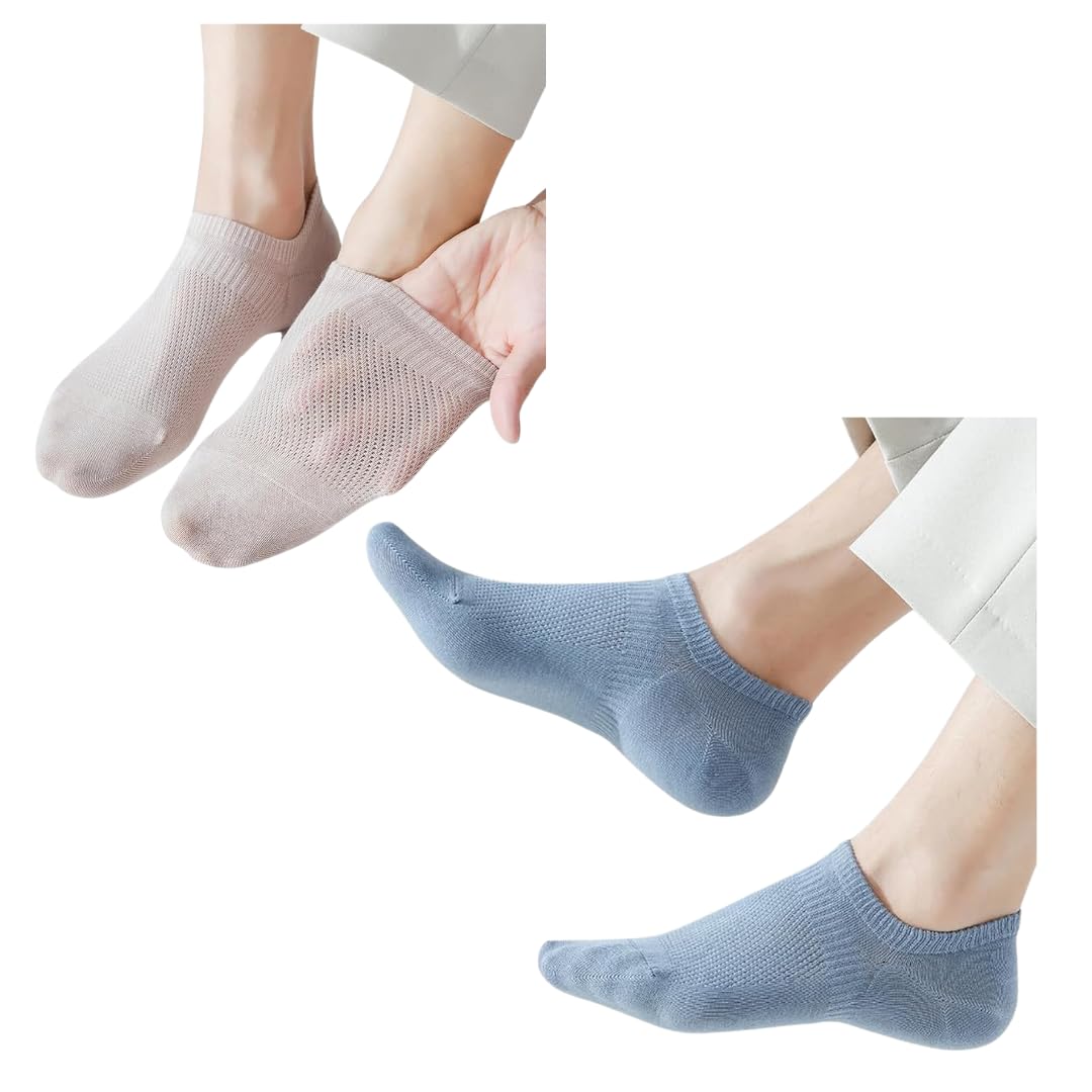 shopping shots for men and women low rise sneaker no show socks .Shaped to fit the natural contour of foot to make sure sock don't slip out of position. Pack of 2 Pairs.-picture-13