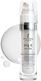 Sérum Rejuvenescedor Facial Ivy C Ferulic Skincare – 30ml – Ação Hidratante – Auxilia na Redução de Rugas e Uniformização da Pele – Mantecorp