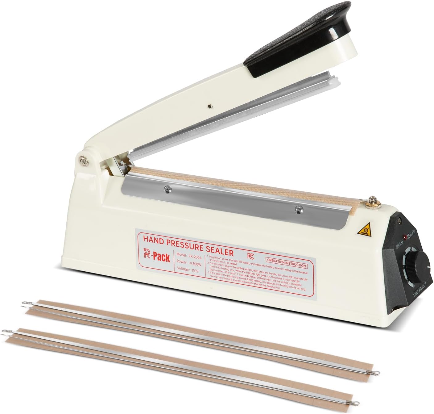 Amazon.com: METRONIC Impulse Sealer 8 inch, Manual Heat Sealer Machine ...