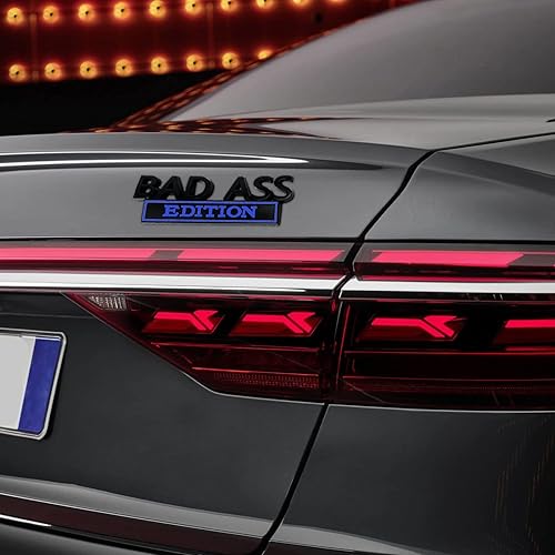 Miniatura 3 de Emblema Edición Bad Ass para Auto, Adhesivo 3D para Parachoques, Capó, Maletero, Puerta, Emblemas Exteriores para Auto, Accesorios de Reemplazo,