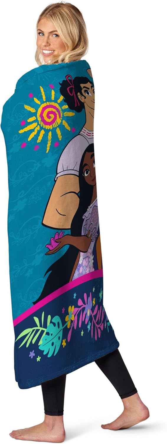 NORTHWEST Encanto Silk Touch Throw Blanket, 50" x 60", Festive Three