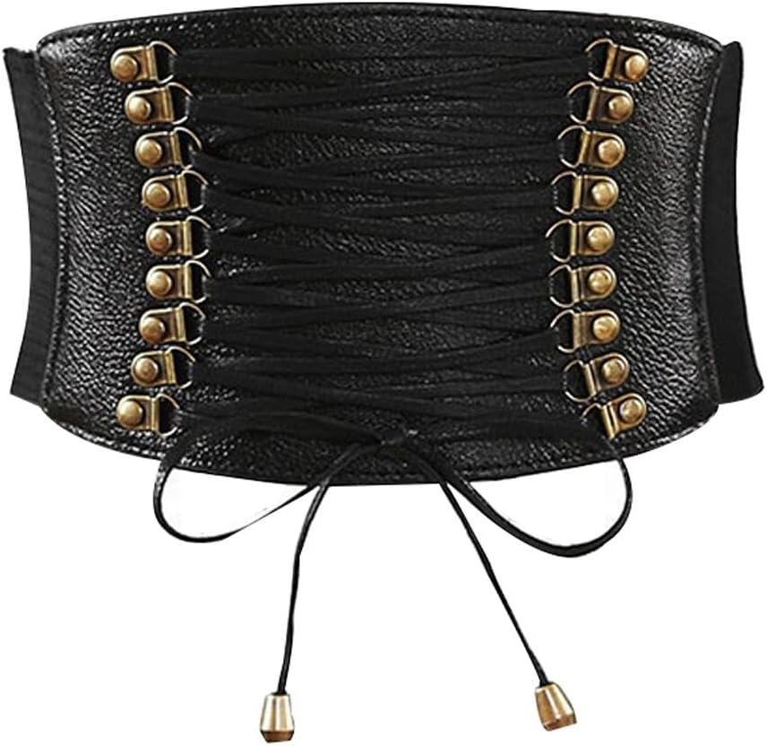 Women's Vintage Elastic Cinch Belt Stretch Waist Band