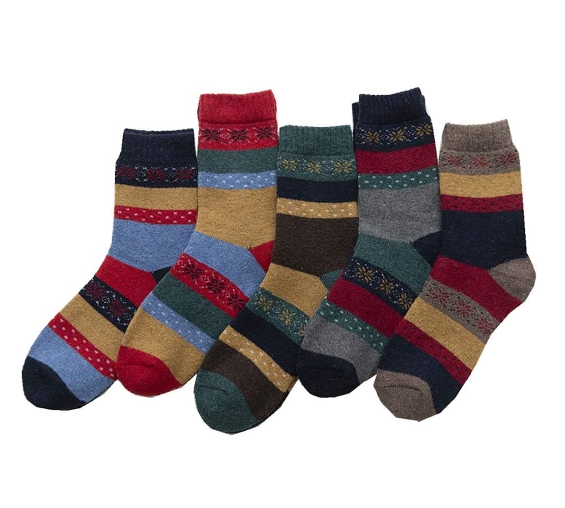 Calcetines 10 Pares De Calcetines De Lana, Calcetines Térmicos Para Mujer, Calcetines Cálidos De Invierno, Calcetines Gruesos, Calcetines Vintage Calcetines De Moda