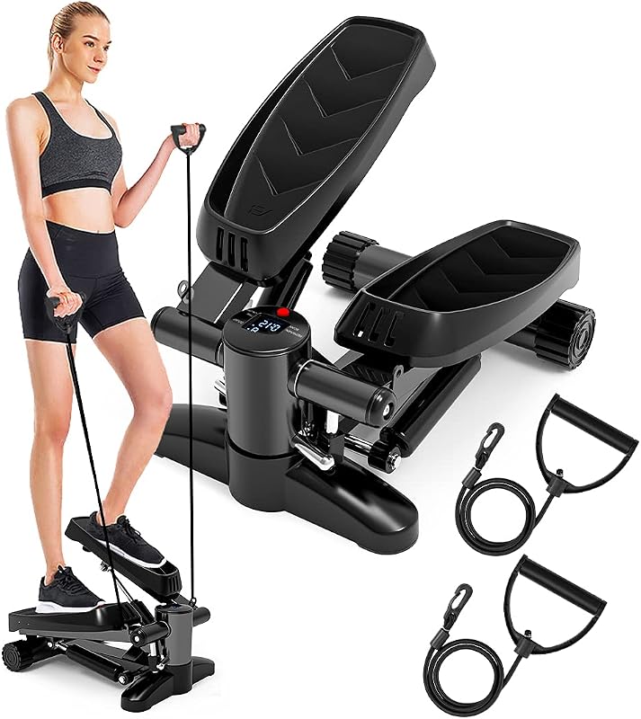 Bubbacare Mini Stepper 150 kg-ig LCD kijelzővel otthoni edzéshez