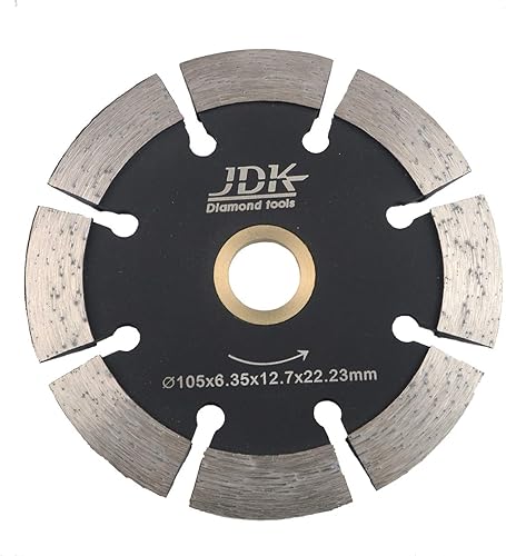 JDK Hoja de cazador de grietas de diamante de 4 pulgadas con eje de 7/8"-5/8"