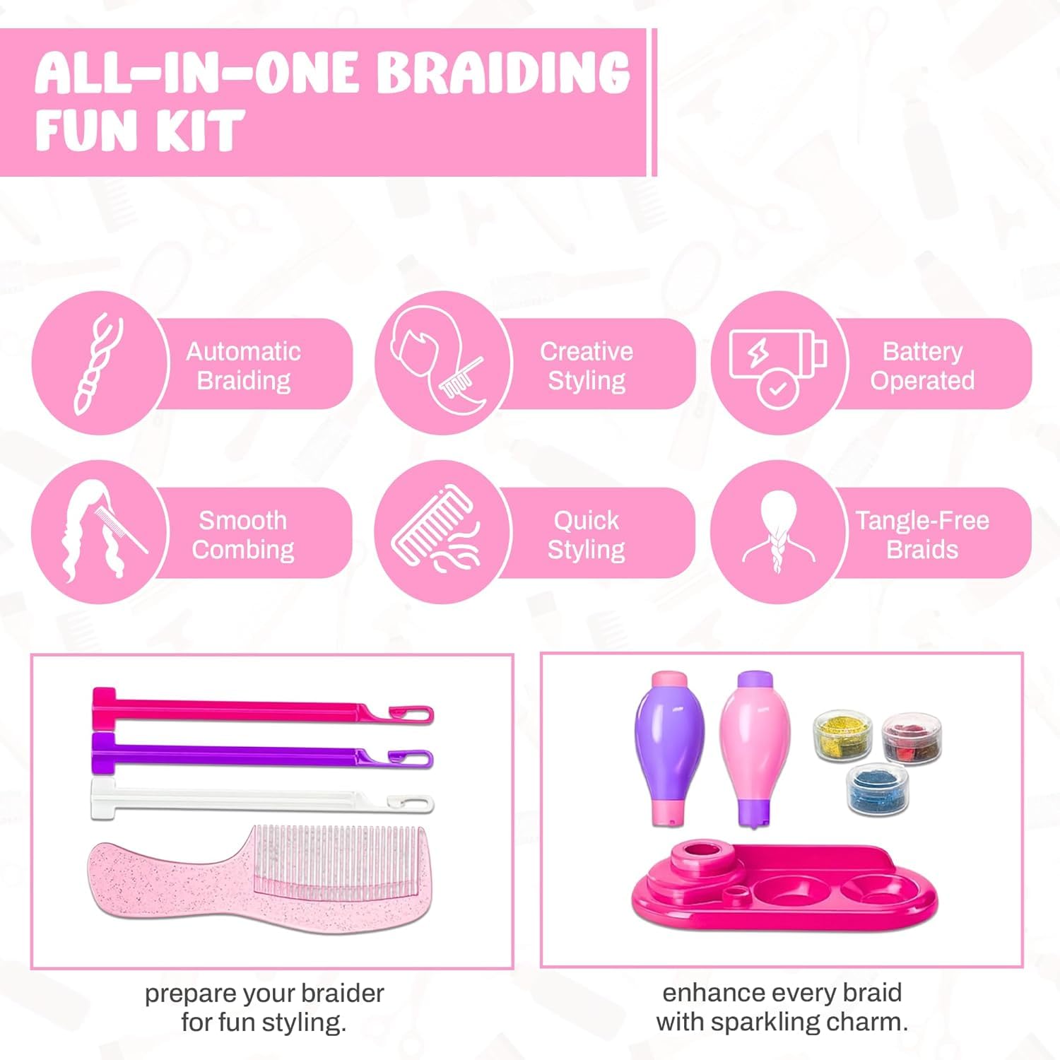 910 Hair Styling Styler Tools Decorazione Parrucchiere, Macchina automatica per intrecciare i capelli, treccia a tre torsioni fai da te, kit per trecce veloci