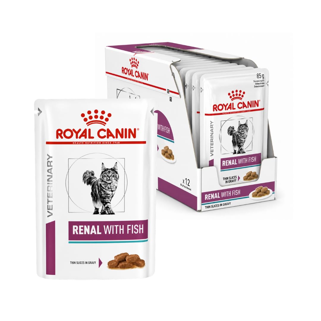 Royal Canin Veterinary Renal Fish 12 x 85 g – Diät-Alleinfuttermittel für Katzen