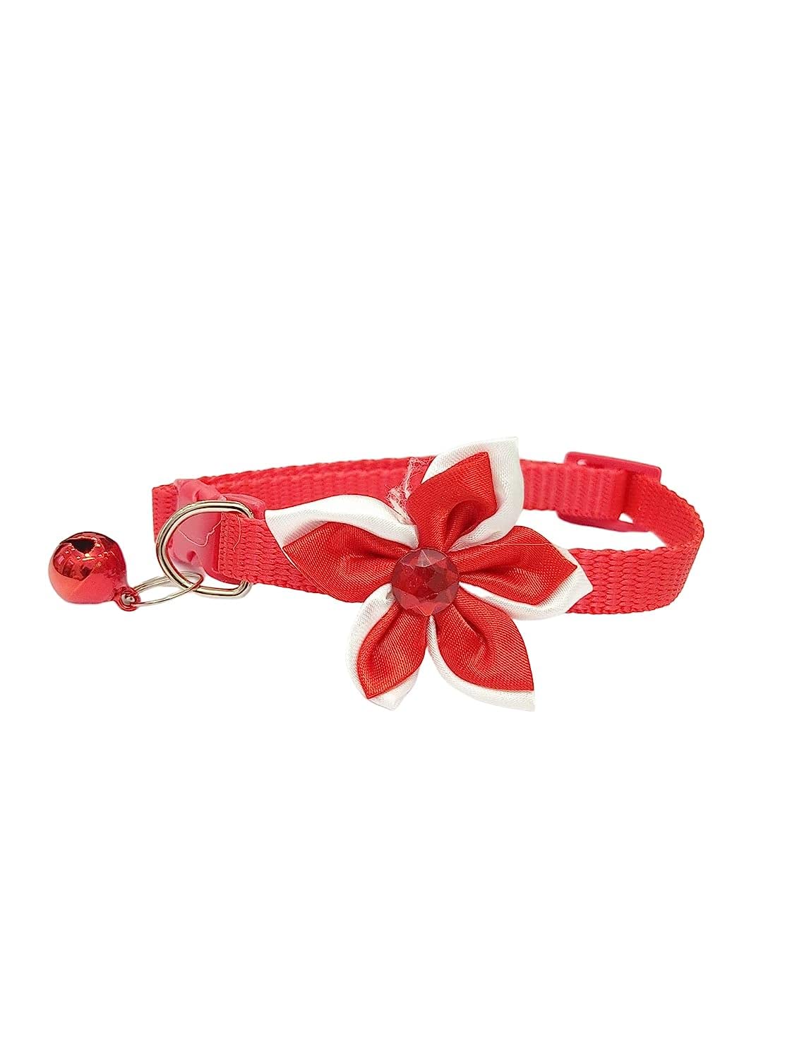 BohoBark Collar with Bell, Japanese Style Necklace for Kitty, Kitten, Puppy, Adjustable Neck 30-36 cm Cat Collars for Girl Cats 1 Piece (Red) (B0C1JLVKZ8) Amazon Price History, Amazon Price Tracker