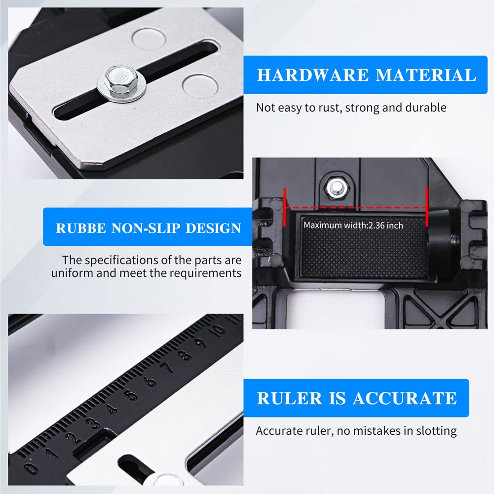 AUTORIFIC Door Hinge Template Jig, Door Lock Router Door Jamb