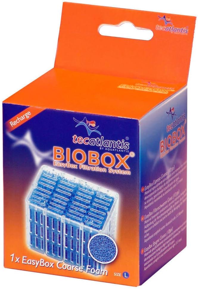 Tecatlantis Easybox Coarse Foam Filter Media Cartridge For Biobox Filters 2 And 3, L