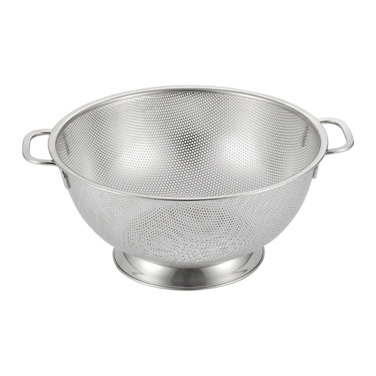 CAZSTYK Professional Nonrust Steel Food Colander Fine Meshes for Effective Filtering of Residues Easy Rinse Resistant Steel Strainer