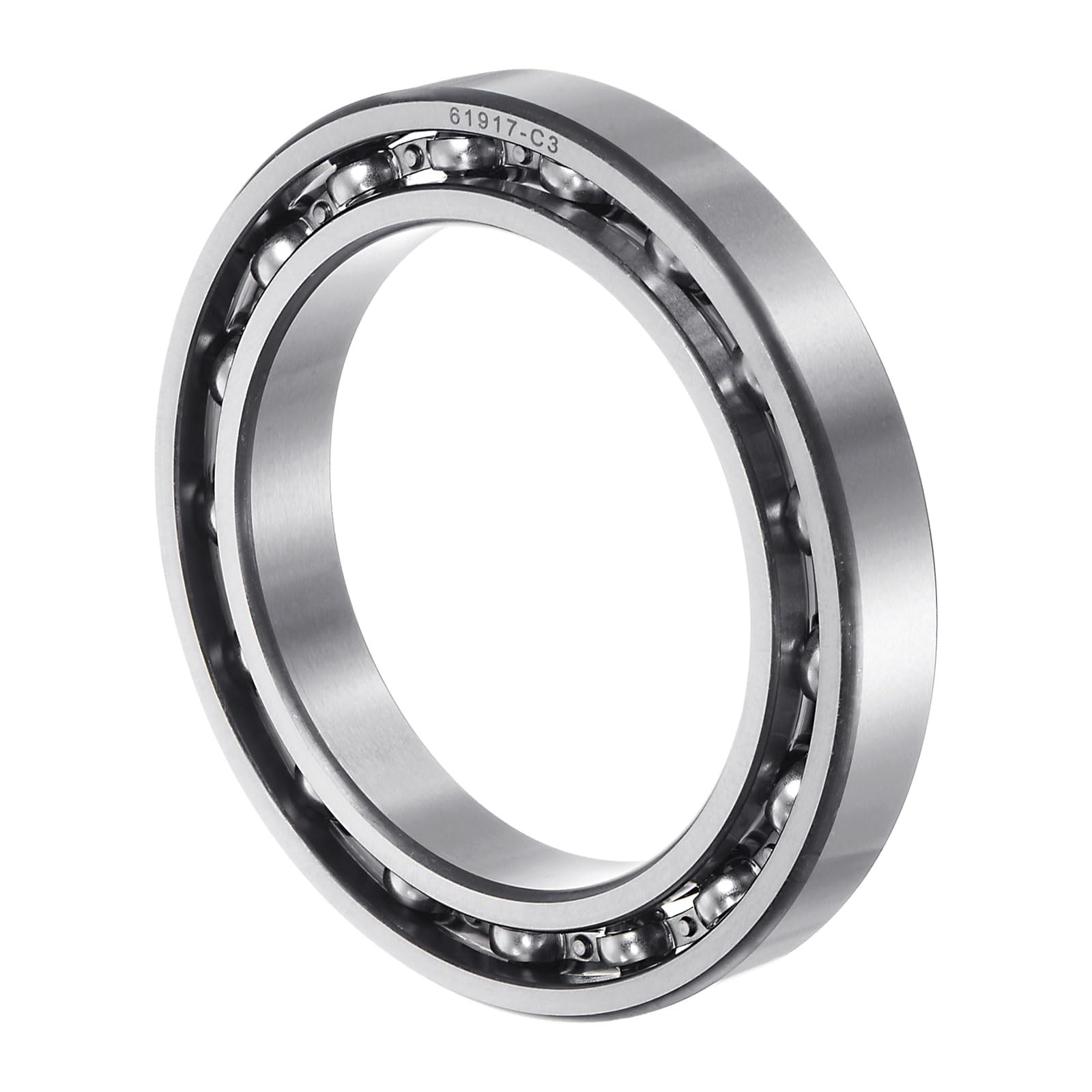 Roulement à Billes à Gorge Profonde 61917 de 85x120x18mm, Jeu C3, en Acier Chromé ABEC1, à Une Rangée, Type Ouvert