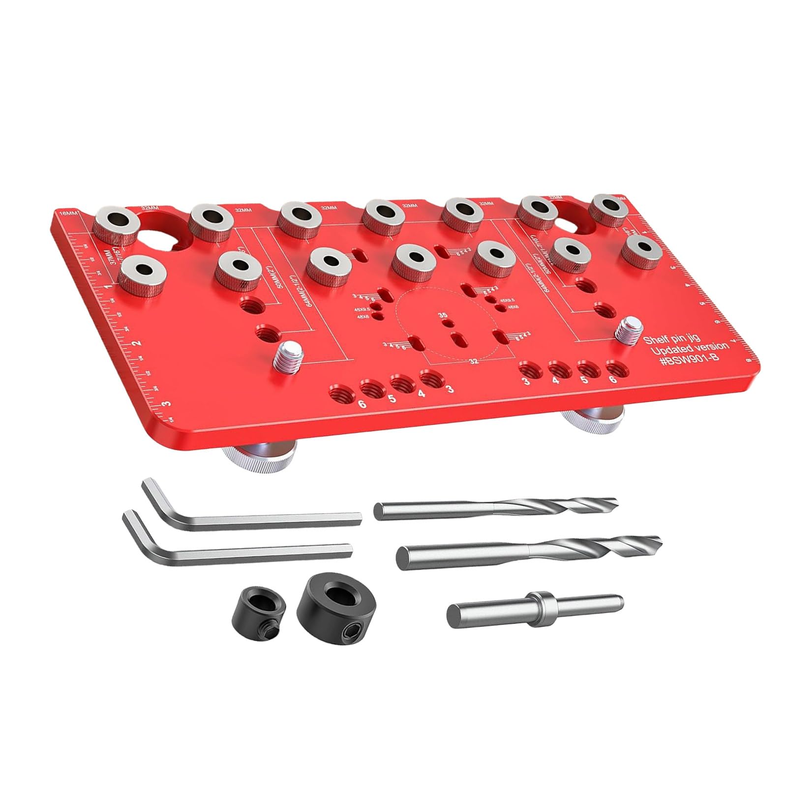 Gabarit étagère 35 mm pour installer vos placards et aménager votre dressing en bois