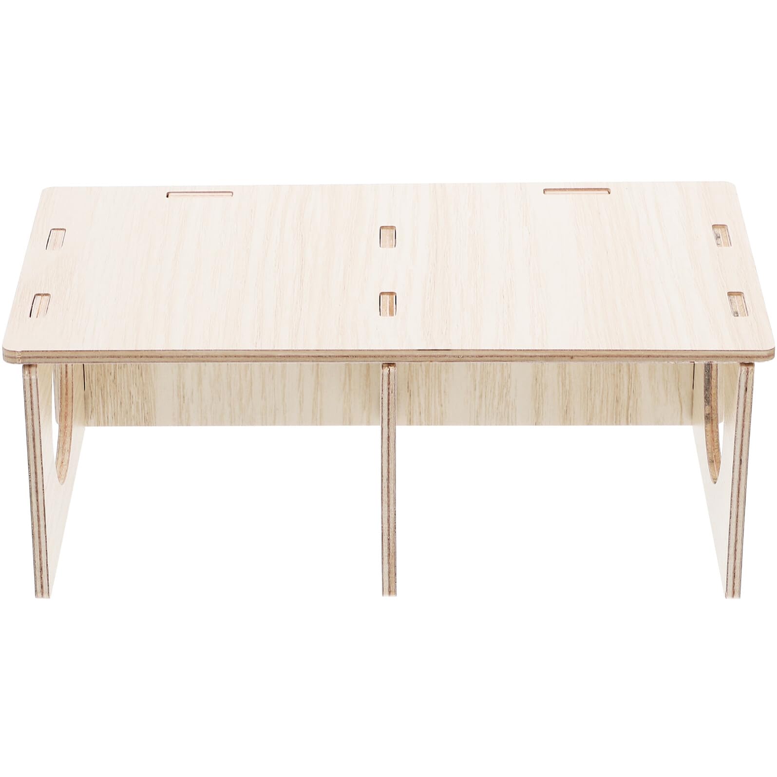 Abaodam Casetta in Legno per Criceti e Gerbilli, Tana a 2 Stanze Design Trasparente, Facile da Pulire, per Casa