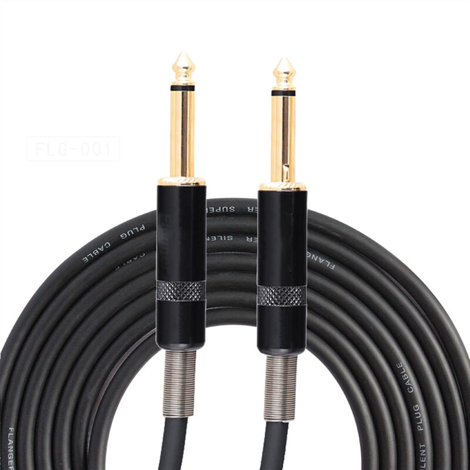 Cables para instrumentos Cable De Guitarra Cable De Para Guitarra Eléctrica Cable De Altavoz Cable Silencioso Y Con Reducción De Ruido 3 Metros(Straight)