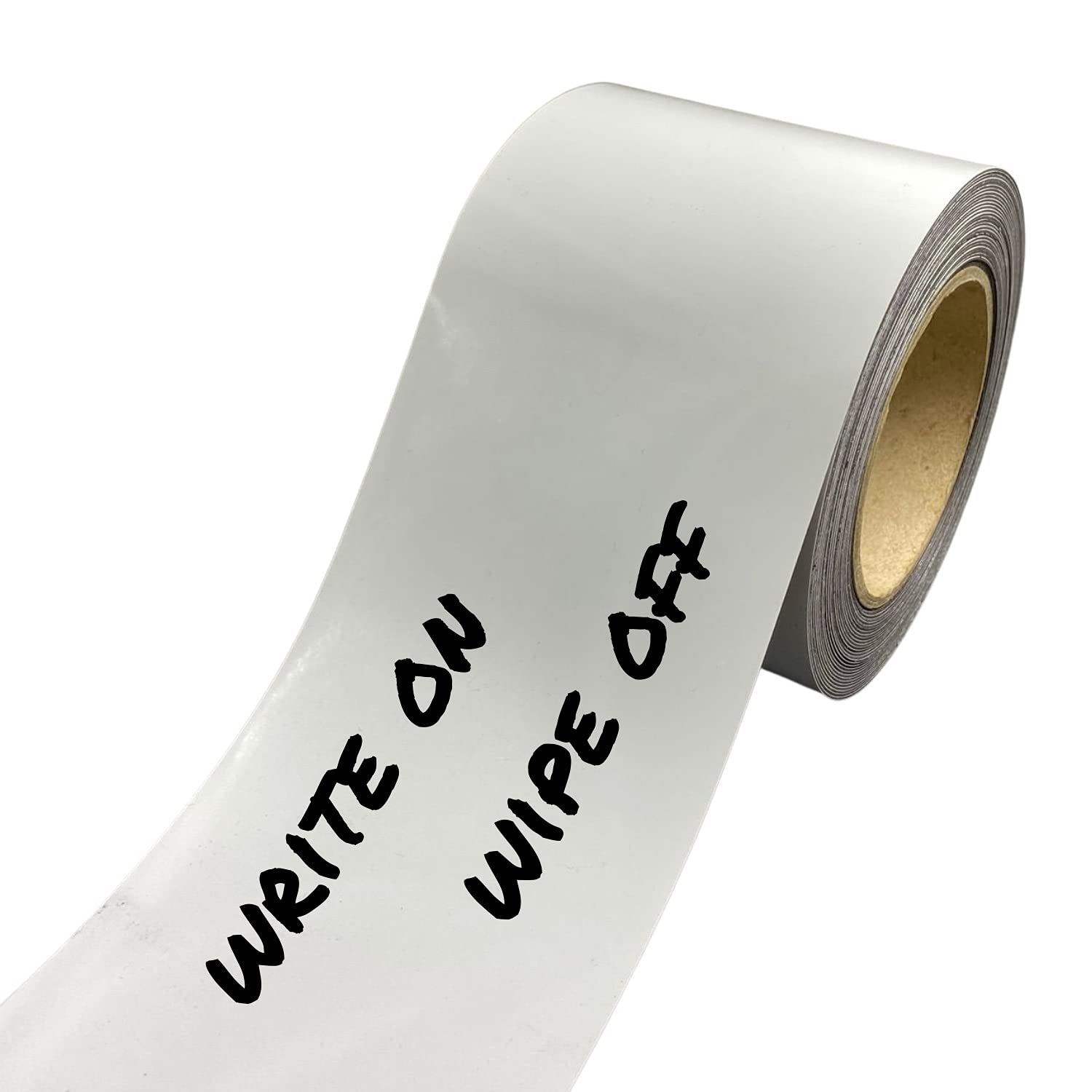 Buy Gloss White Tape Easy Wipe Racking Strip 80mm Wide x 0.8mm