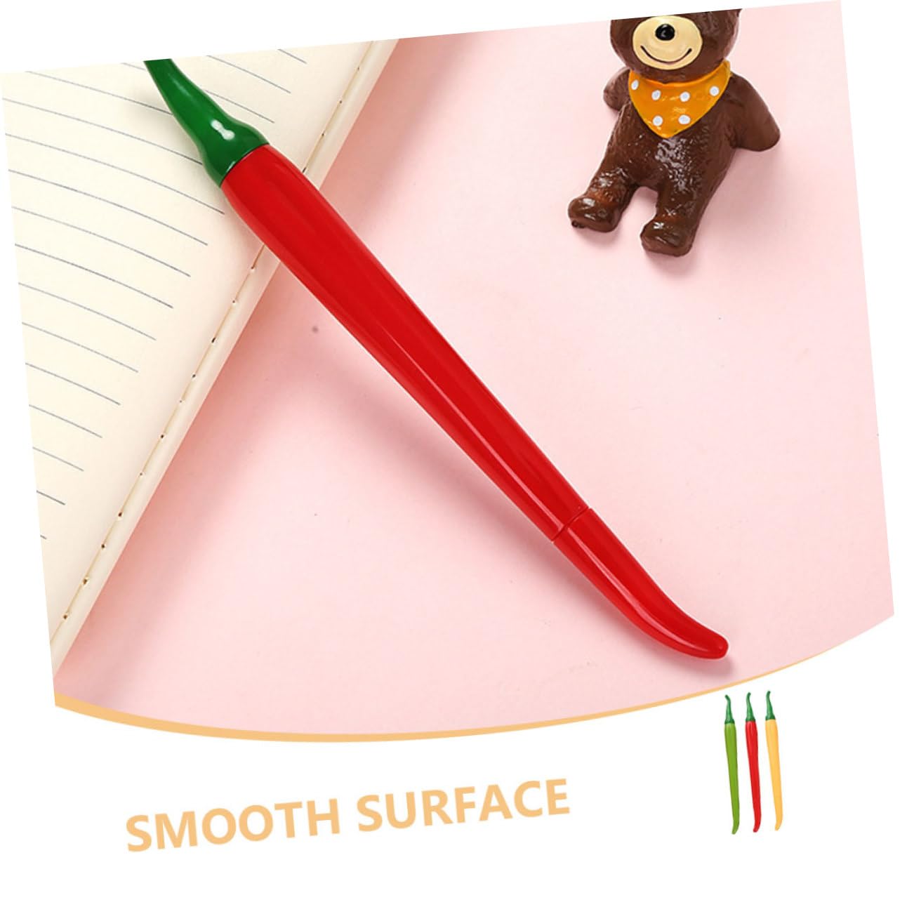 HOMSFOU 3 Set Penne Gel Cancelleria Adorabile Per Studenti Scrittura E Resistente Design E Confortevole Per Ufficio E Scuola 18 Pezzi * 3