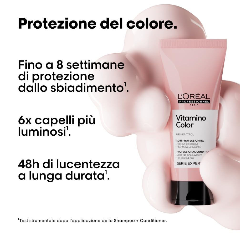 L'Oréal Professionnel Paris Balsamo professionale per capelli colorati Vitamino Color Serie Expert, Formula anti-sbiadimento, 200 ml