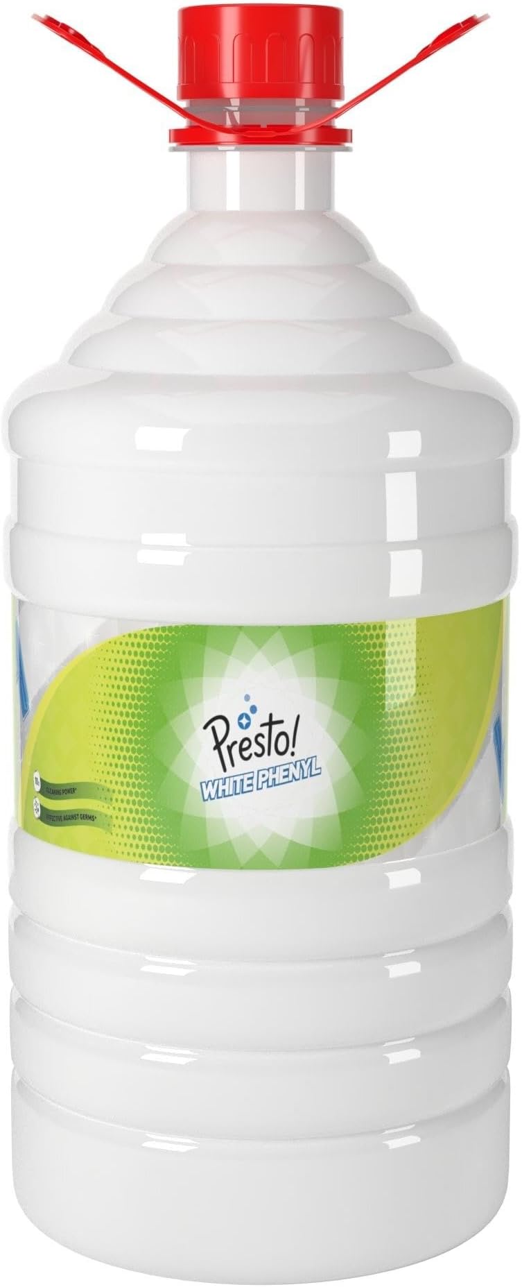 Amazon Brand - Presto! Phenyl Floor Cleaner | 5 Litre | Suitable For Hospitals, Homes, Offices | 10X Cleaning Power | Fights Germs