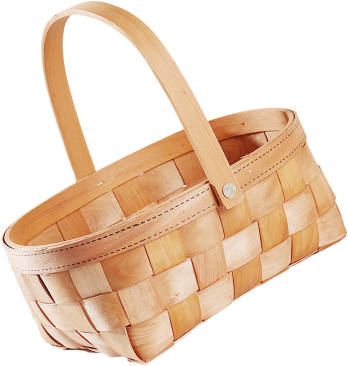 Amazon.com: Zerodeko Woven Hand Basket Plants Gifts Farmhouse Basket ...