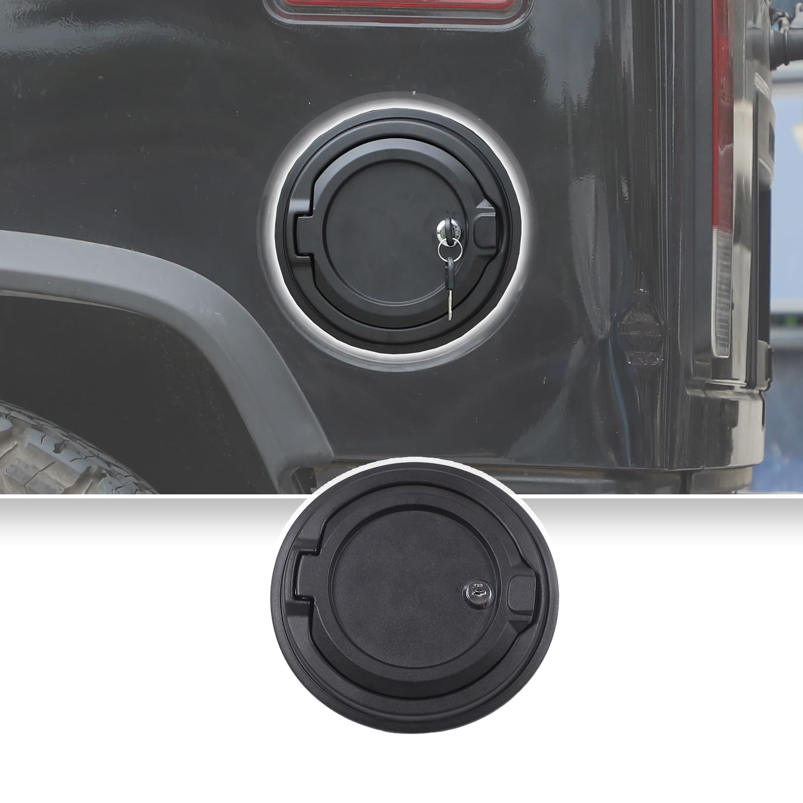 Amazon.com: Fuel Filler Door Locking Gas Tank Cap Cover for Hummer
