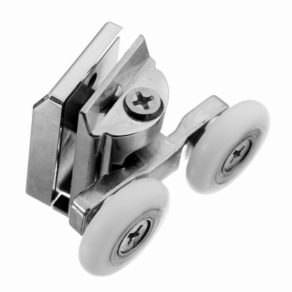 Rodamientos Mampara Ducha,Ruedas Mamparas Paquete de 2pcs 23mm Puerta de Ducha Rodillos/Rodillos/Ruedas Tops Twin for Puertas correderas