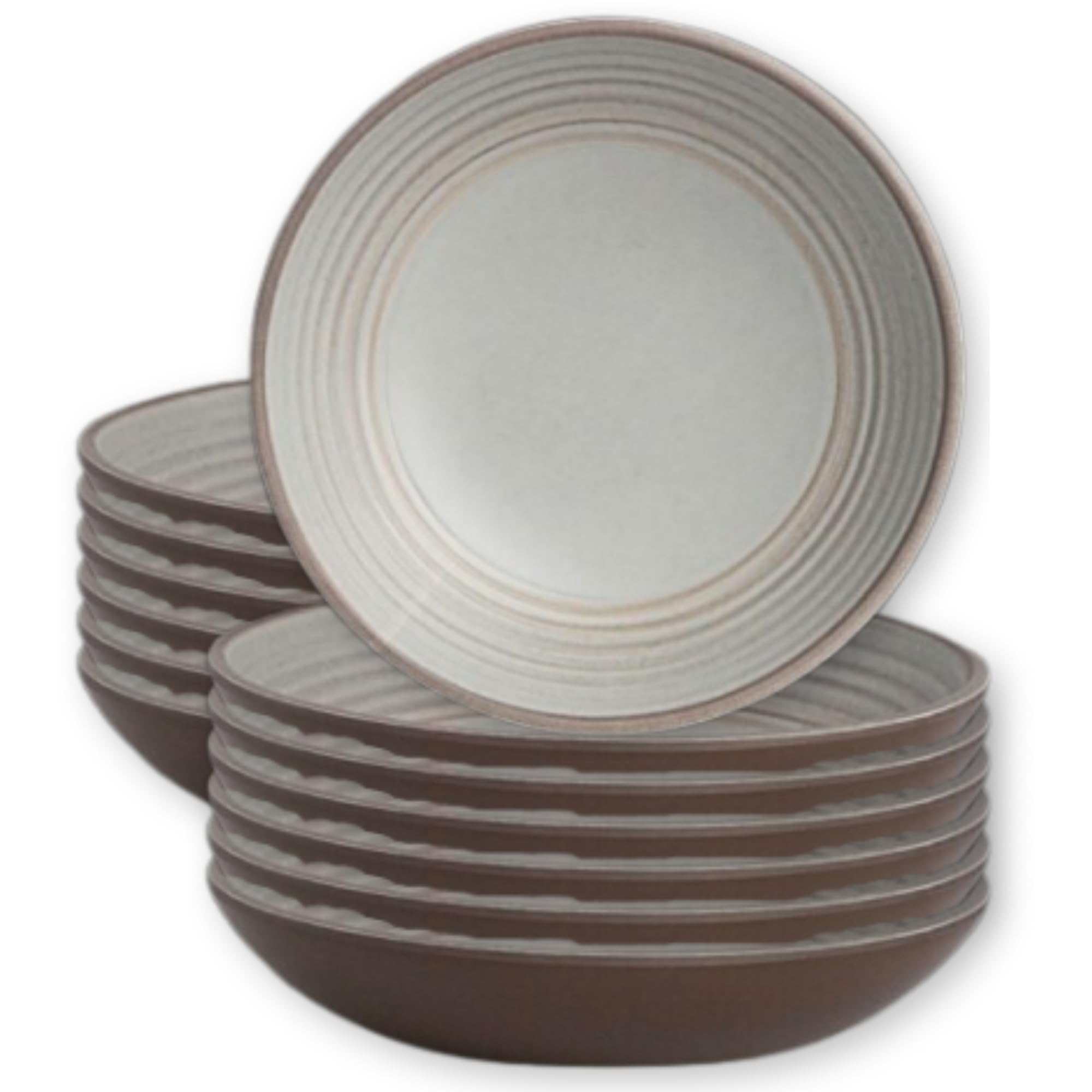 Steelite Sauce Snack Bowls, Creations Grigio Salinas Premium Melamine, Ramekins for Serving Small Portions, Commercial Foodservice and Restaurant Use, 4.7