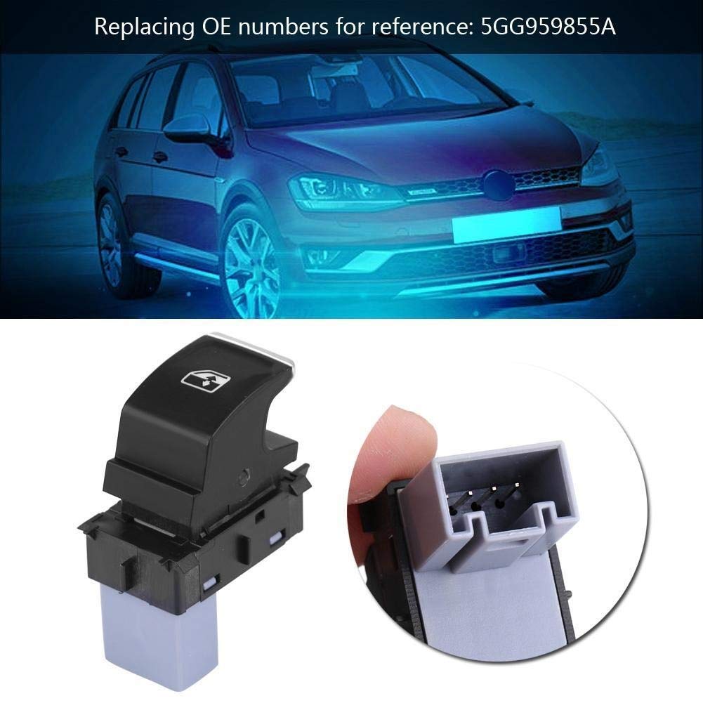 Broco Interruptor Golf 7, Una ventana de energía de control levantador interruptor de botón for el Golf GTI Passat 7 B8 Tiguan Touran 5GG959855A