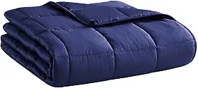 Cobertor pesado L'AGRATY 122 x 183 cm, 7 kg, material de microfibra, refrescante, respirável, com contas de vidro, para adultos, todas as estações, verão, outono, inverno, macio, grosso, confortável