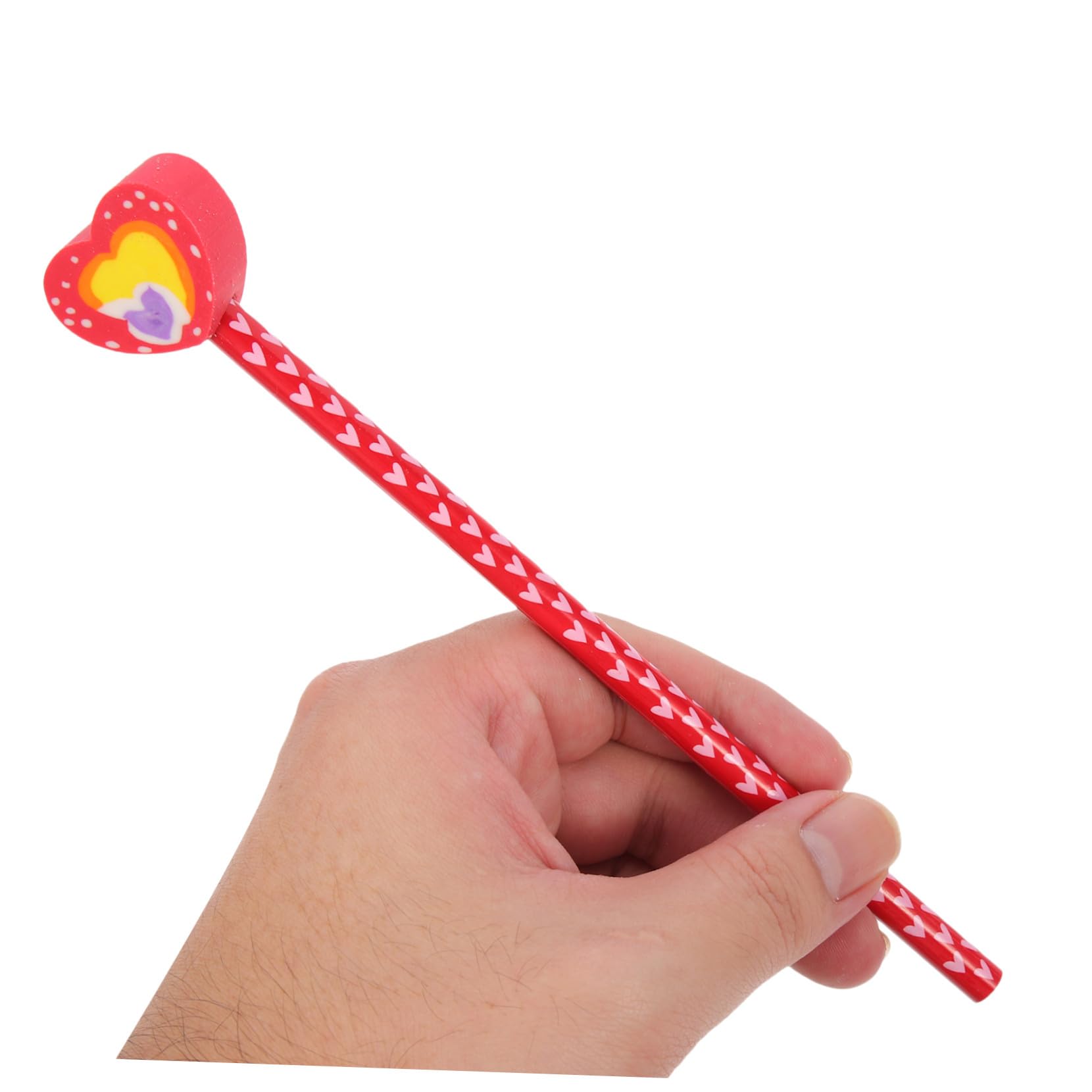 Angoily 60 Pièces Crayons Hb Bois pour Garçon Fille avec Motifs Saint Valentin Crayons Portables et Pratiques pour Dessin et Scolaire