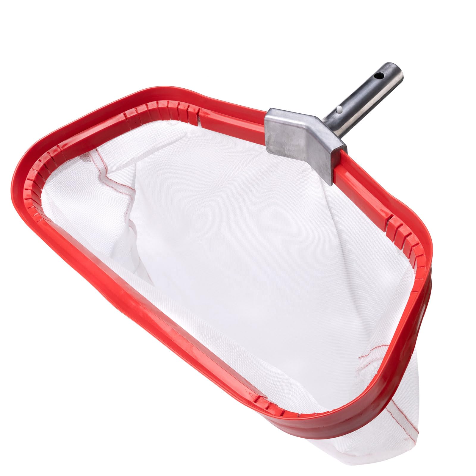 Profesional RecogeHojas Piscina, Carga Pesado Rastrillo para Estanque con Marco de Aluminio, Bolsa de Red de Nailon Anti Desgarro para Recoge Hojas Mojado Ramas, Pool Rake Skimmer Net