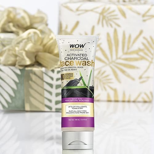 Miniatura 7 de WOW Skin Science Lavado facial de carbón activado, limpiador profundo para piel normal, seca, grasa y minimizador de poros de acné, hombres y