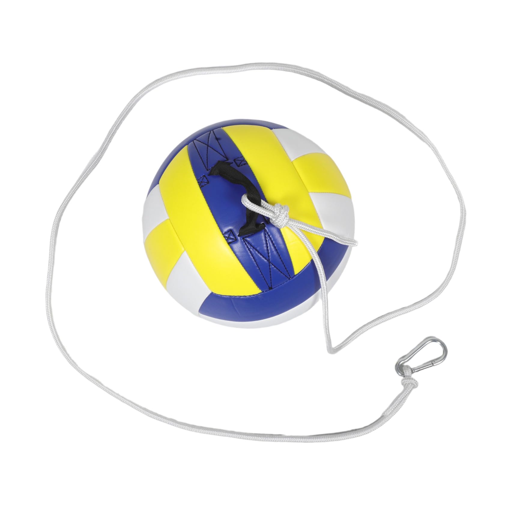 ORFOFE Entrenador de Voleibol con Pelota sobre Cuerda PVC Ajustable
