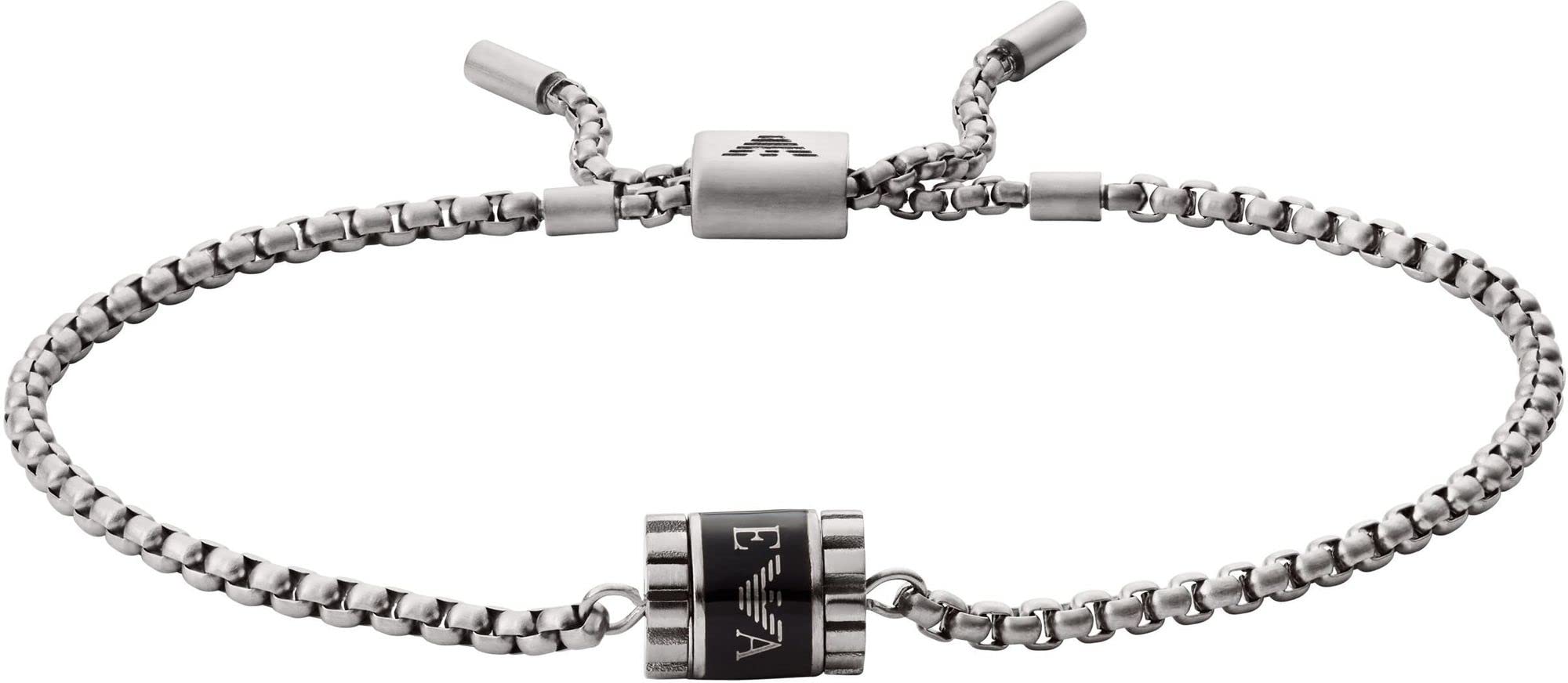 Emporio Armani Men's Stainless Steel Bead Bracelet