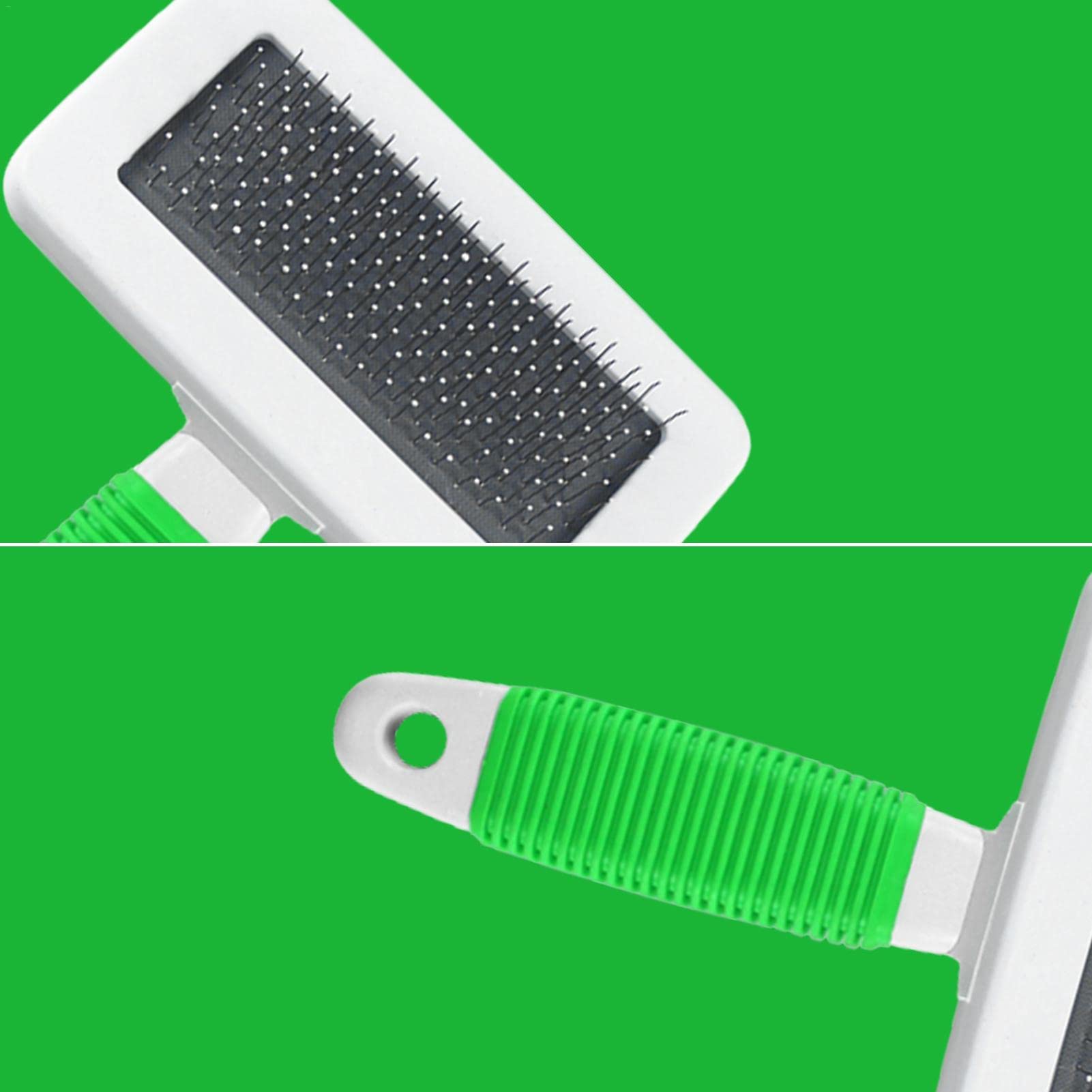 cepillo de pelo para mascotas | Cepillo de acero inoxidable para perros y gatos para muda de pelo | Cepillo para Perros para Mascotas de Pelo Largo o Corto Suministros para Mascotas Elimina enredos y